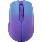 Мишка Defender Mystery MM-301, бездротова Bluetooth+2.4G, 1600 dpi., 4кн., 500mAh,  LED, фіолетова (52301)