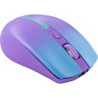 Мишка Defender Mystery MM-301, бездротова Bluetooth+2.4G, 1600 dpi., 4кн., 500mAh,  LED, фіолетова (52301)