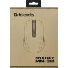 Мишка Defender Mystery MM-301, бездротова Bluetooth+2.4G, 1600 dpi., 4кн., 500mAh,  LED, фіолетова (52301)