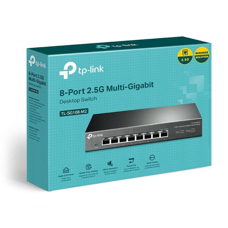 Коммутатор TP-Link (TL-SG108-M2)