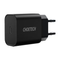 Сетевое зарядное устройство Choetech (1USBх3A) Type-C PD20W Charger Black (Q5004-EU)