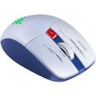 Мишка Defender Tisa GM-126, бездротова, ігрова, 1600 dpi., 7кн., 400 mAh, синьо-біла (52126)