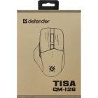 Мишка Defender Tisa GM-126, бездротова, ігрова, 1600 dpi., 7кн., 400 mAh, синьо-біла (52126)