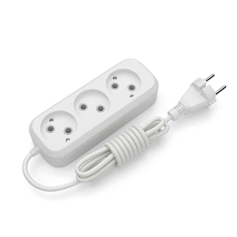 Подовжувач блоковий (ABS) Electrum 3 гнізда 1,5м (C-ES-1785)