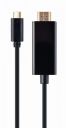 Кабель Cablexpert USB Type-C - HDMI (M/M), 2 м, черный   (A-CM-HDMIM-01)