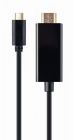 Кабель Cablexpert USB Type-C - HDMI (M/M), 2 м, чорний  (A-CM-HDMIM-01)