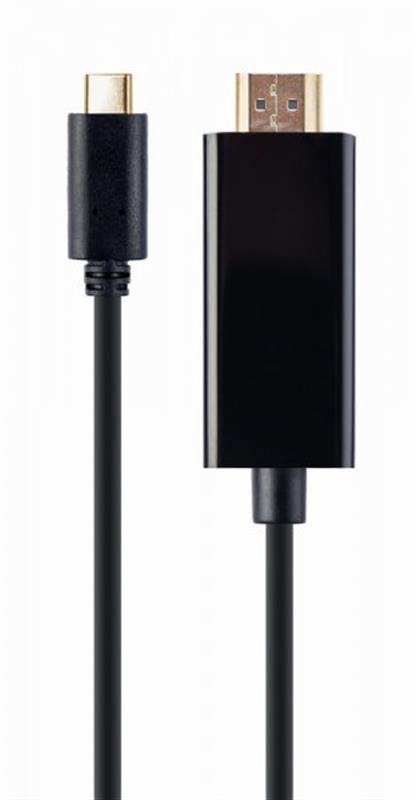 Кабель Cablexpert USB Type-C - HDMI (M/M), 2 м, черный (A-CM-HDMIM-02)