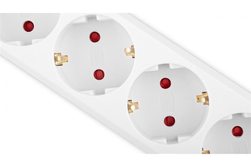 Фільтр живлення REAL-EL RS-6 Protect M 3м White (EL122300033)