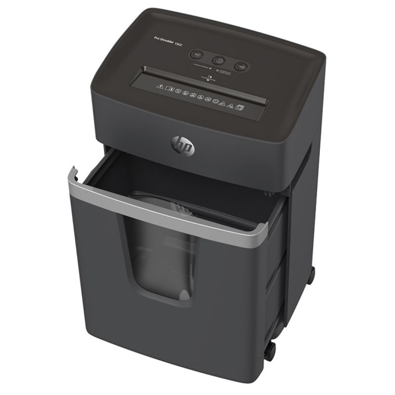 Знищувач документів HP Pro Shredder 15CC, A4, 80g х 15 листів, 4*35, 20 л., P-4 (2811)