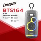 Акустична система 1.0 Energizer 16Вт Bluetooth 5.2/MicroSD/USB/AUX/FM/TWS, IPX65, чорна (BTS164)