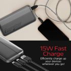 УМБ Energizer 10000mAh 15W, USB-А, 2хUSB-C Black (UE10050CC)