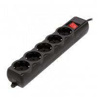 Фильтр питания Gembird Pro 5 розеток, 4.5м, черный (SPG5-G-15B-PRO)