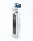 Фільтр живлення Gembird Pro 5 розеток, 1.8м, чорний (SPG5-G-6B-PRO)