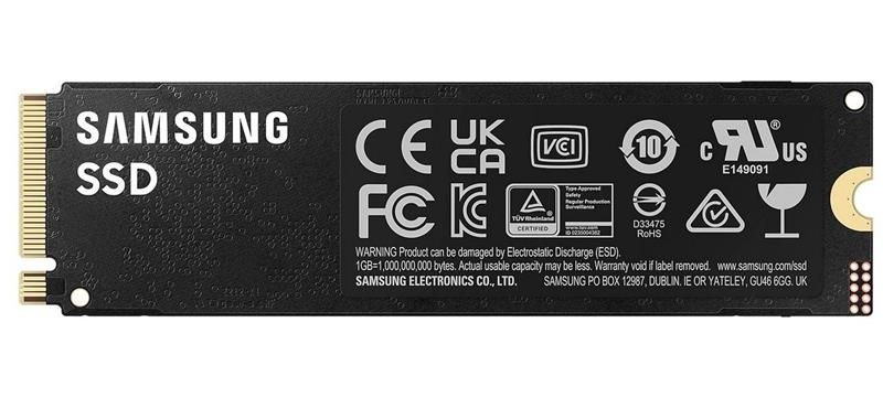 Накопичувач SSD 1ТB Samsung 990 PRO M.2 2280 PCIe 4.0 x4 NVMe V-NAND TLC (MZ-V9P1T0BW)