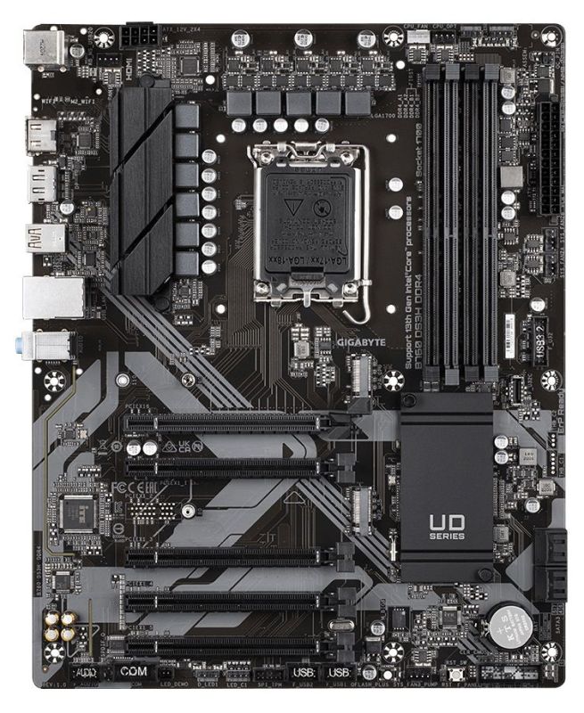 Материнская плата Gigabyte Socket 1700 (B760 DS3H DDR4)