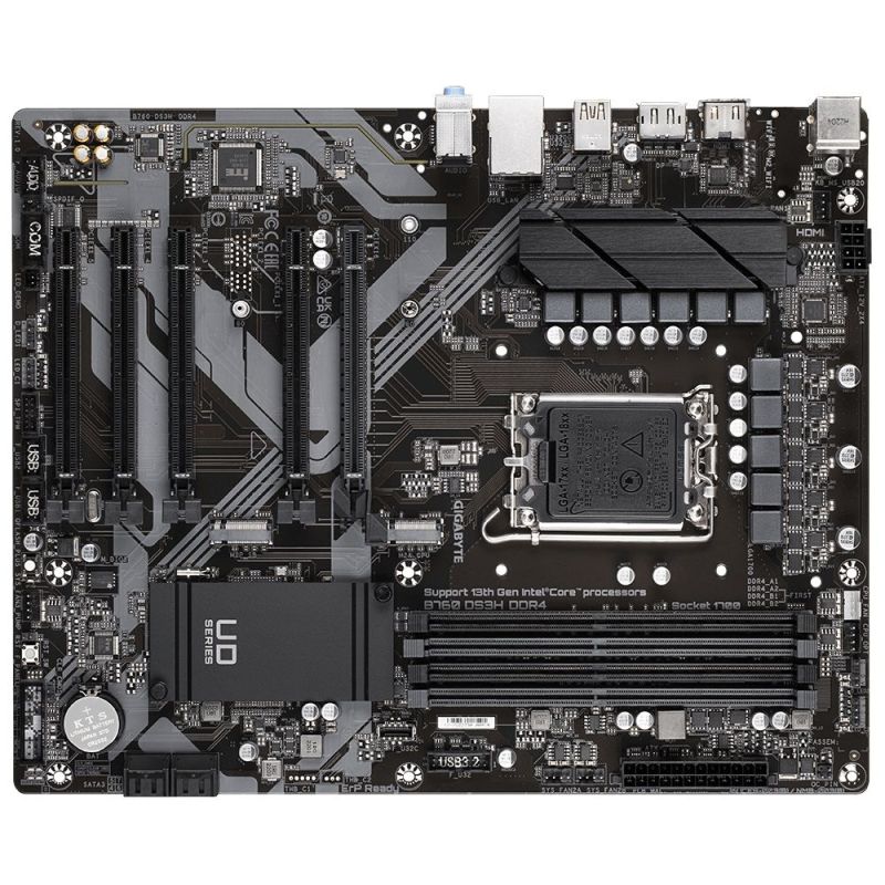 Материнская плата Gigabyte Socket 1700 (B760 DS3H DDR4)