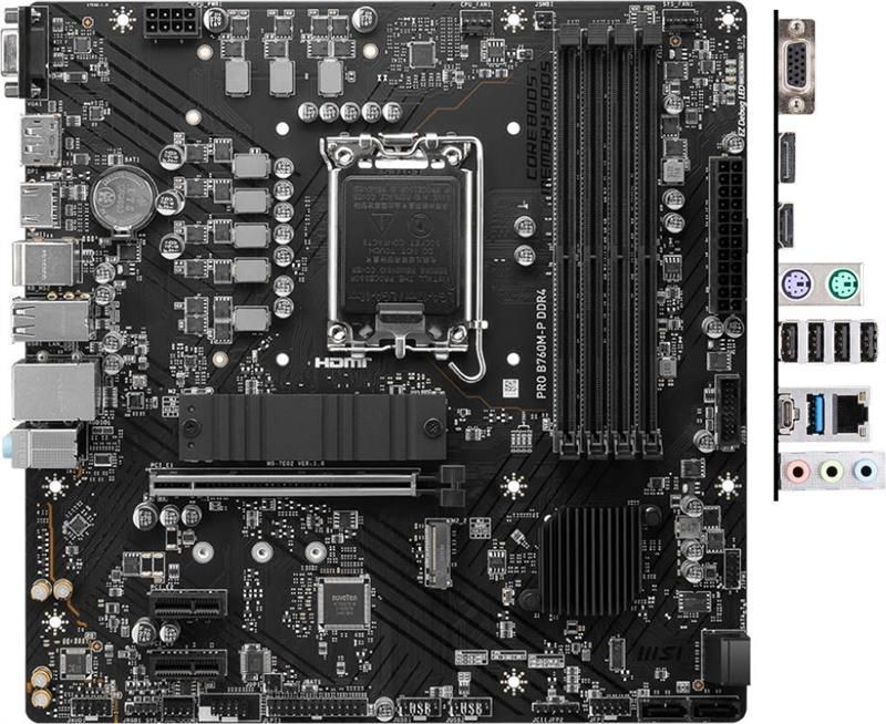 Материнская плата MSI Pro B760M-P DDR4 Socket 1700 (PRO B760M-P DDR4)