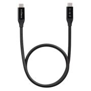 Кабель Edimax UC4 V2 USB Type-C - USB Type-C (M/M), Thunderbolt 3, 240 W, 20 V, 5 A Max, 1 м, Black (UC4-010TB) (UC4-010TB V2)