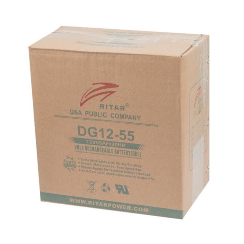 Акумуляторна батарея Ritar 12V 55AH GEL (DG12-55)