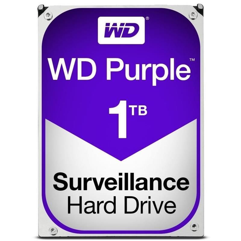 Накопитель HDD SATA 1.0TB WD Purple 5400rpm 64MB (WD10PURZ)