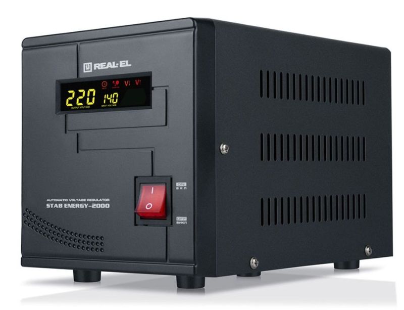 Стабилизатор REAL-EL Stab Energy-2000 Black (EL122400013)