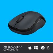 Мышь беспроводная Logitech M220 Silent Charcoal (910-004878)