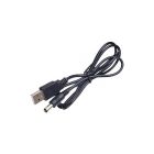 Кабель питания Atcom USB(AM) - 3,5DC, 2A, 1м, черный (10035)