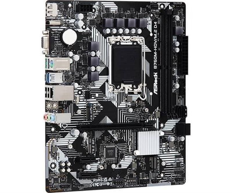 Материнська плата ASRock Socket 1700 (B760M-HDV/M.2 D4)