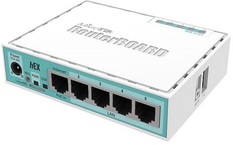 Маршрутизатор MikroTik RouterBOARD hEX (RB750GR3)