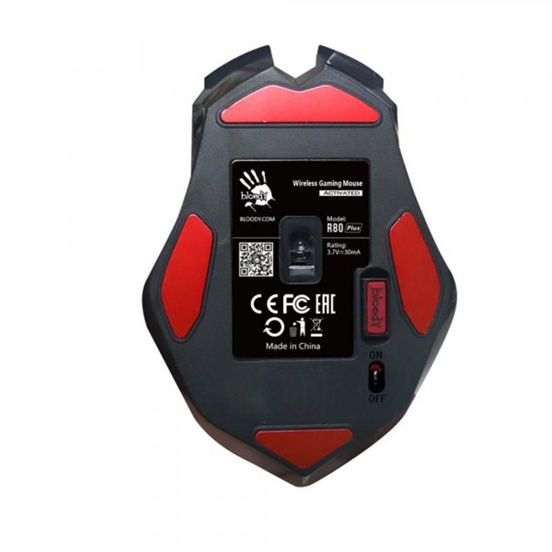 Мышь беспроводная Bloody R80 Plus (Skull) Black (R80 Plus Bloody (Skull))