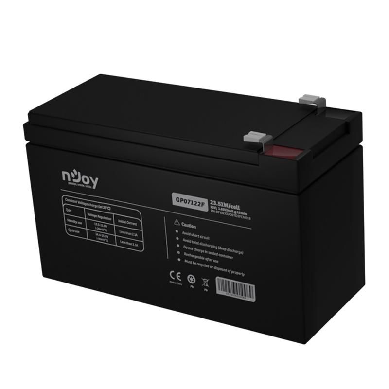 Акумуляторна батарея Njoy 12V 7AH (BTVACGUOBTD2FCN01B) AGM (GP07122F)