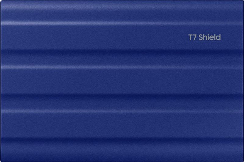 Накопичувач зовнішній SSD 2TB Samsung T7 Shield Blue (MU-PE2T0R/EU)