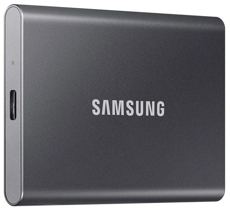 Накопитель внешний SSD 1TB Samsung T7 Titan Gray (MU-PC1T0T/WW)