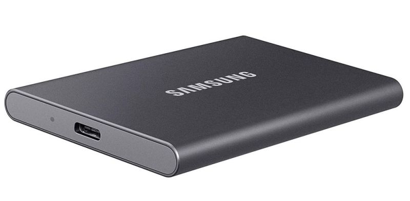 Накопитель внешний SSD 1TB Samsung T7 Titan Gray (MU-PC1T0T/WW)