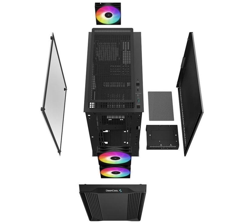 Корпус DeepCool CC360 ARGB без БЖ (R-CC360-BKAPM3-G-1)