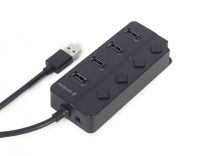 USB-хаб Gembird 4 ports з вимикачами (UHB-U2P4P-01)