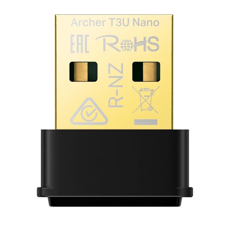 Беспроводной адаптер TP-Link (AC1300, USB 2.0) (Archer T3U Nano)