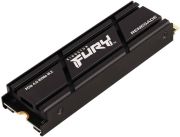Накопитель SSD 4TB Kingston Fury Renegade with Heatsink M.2 2280 PCIe 4.0 x4 NVMe 3D TLC (SFYRDK/4000G)