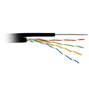 Кабель для внешней прокладки Atcom FTP, CAT5е, 4х2х0,5 мм, CCA, бухта 305 м, с тросом 1.2 мм (13760)
