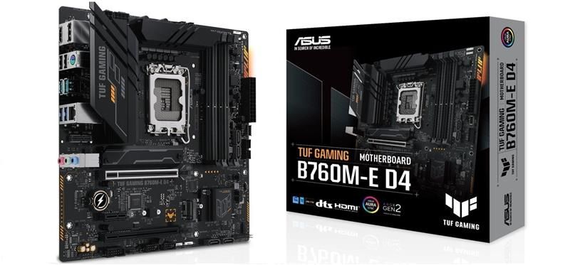 Материнская плата Asus Socket 1700 (TUF Gaming B760M-E D4)