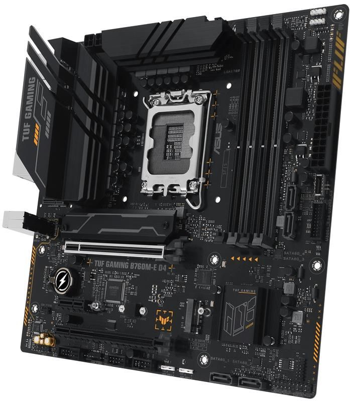 Материнская плата Asus Socket 1700 (TUF Gaming B760M-E D4)