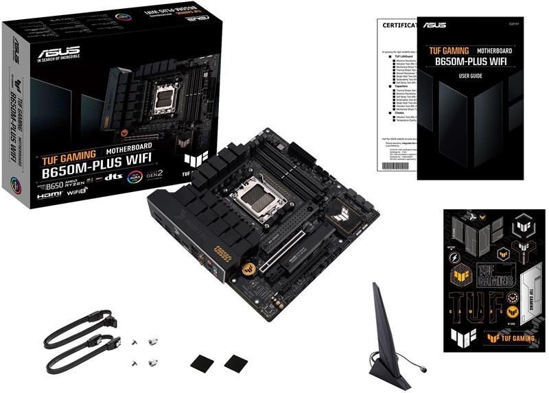 Материнська плата Asus TUF Gaming B650M-PLUS WiFi Socket AM5 (TUF GAMING B650M-PLUS WIFI)