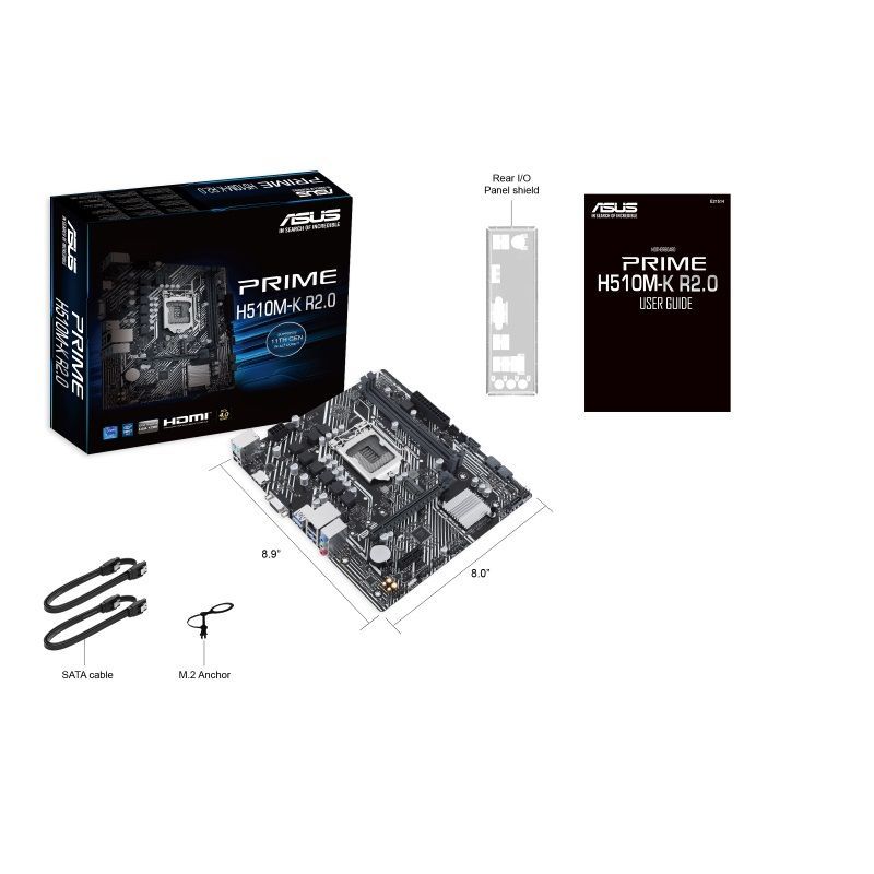 Материнська плата Asus Prime H510M-K R2.0 Socket 1200 (PRIME H510M-K R2.0)