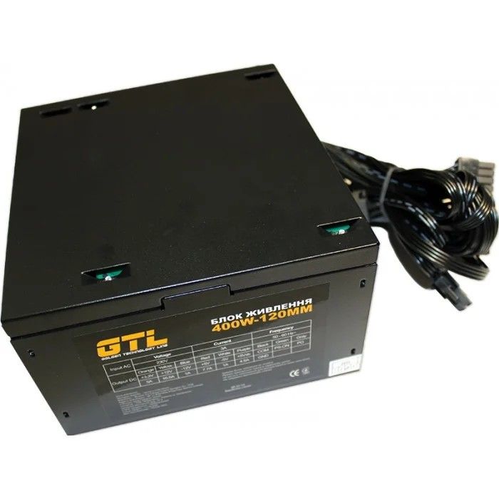 Блок живлення GTL 400W 120mm (GTL-400-120)