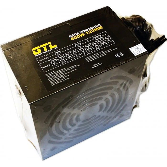 Блок питания GTL 400W 120mm (GTL-400-120)