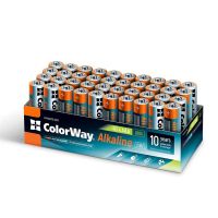 Батарейка ColorWay Alkaline Power AAA/LR03 Colour Box 40шт (CW-BALR03-40CB)