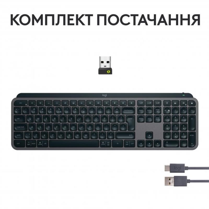 Клавиатура беспроводная Logitech MX Keys S Graphite (920-011593)