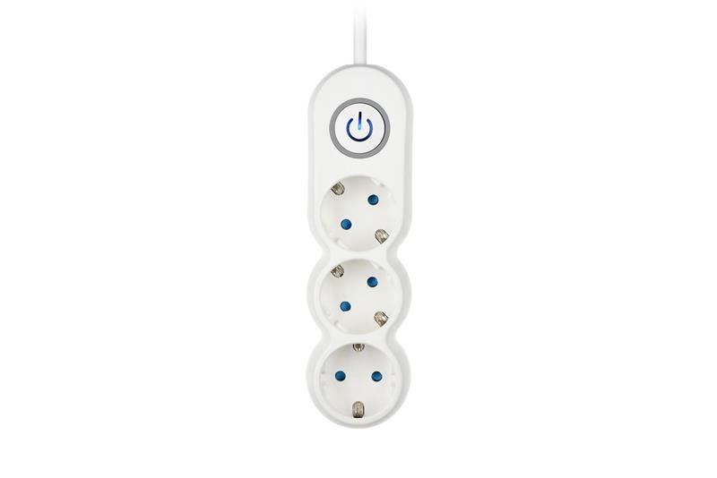 Мережевий фільтр 2E 3хSchuko, 3 м (2E-U03VES3M)