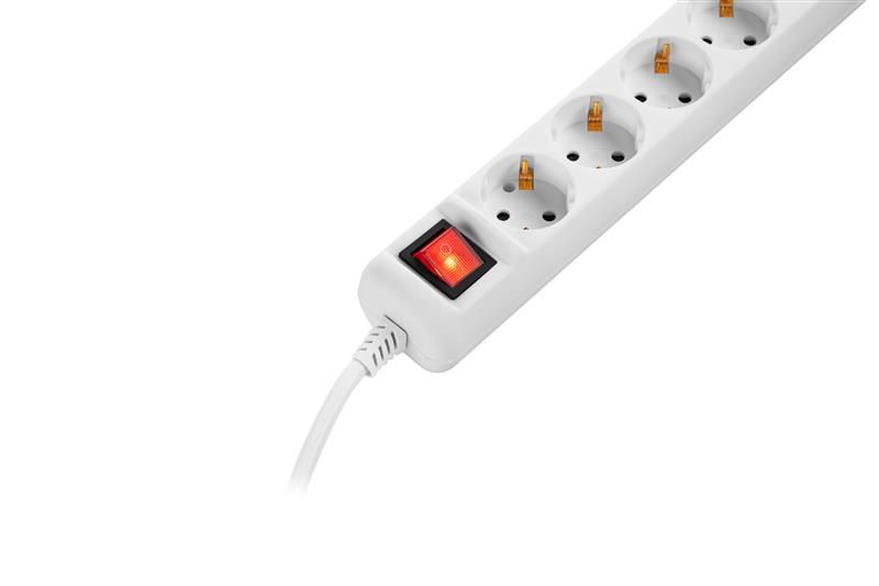 Фільтр живлення 2Е 5хSchuko, 5 м, білий (2E-U05ES15M5)