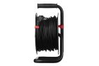 Мережевий подовжувач на котушці 2E 4XSchuko, ІР20, 3G*1.5мм, 20м, black (2E-CR4315IP20M20)